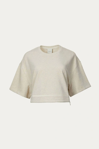 Shop Varley Fenton Sweater In Ivory Marl In Multi