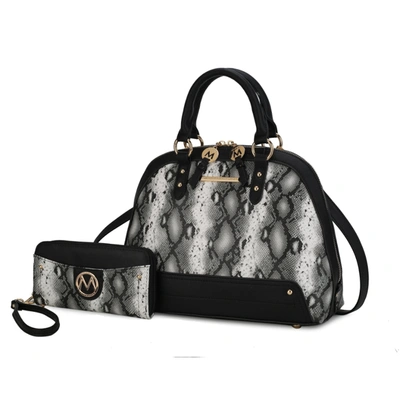 Mkf Collection By Mia K Frida Satchel And Wallet Handbag - 2 Pieces In Beige