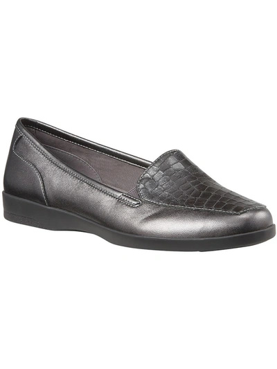 Shop Easy Spirit Devitt 10 Womens Leather Slip On Loafers In Multi
