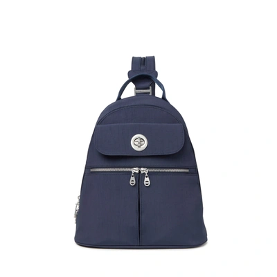 Shop Baggallini Women's Naples Convertible Sling Backpack In Blue