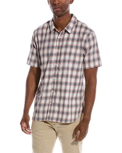 Shop Magaschoni Plaid Woven Shirt In Brown