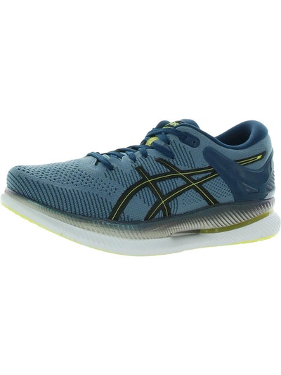 Shop Asics Metaride Womens Breathable Gym Running Shoes In Blue