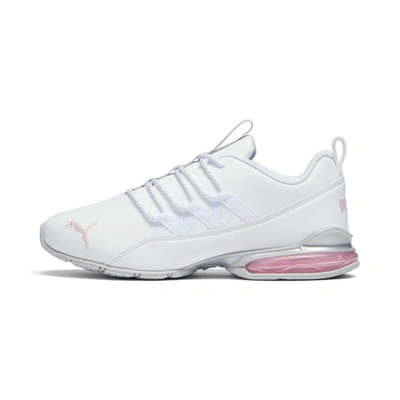 Shop Puma Women's Raize Prowl Speckle Running Shoes In White