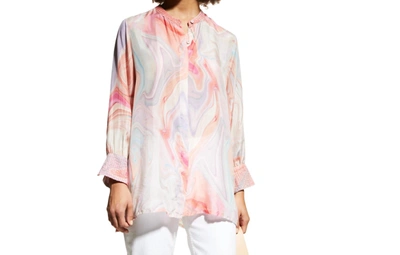 Johnny Was Laguna Vesper Silk Tunic In Multi