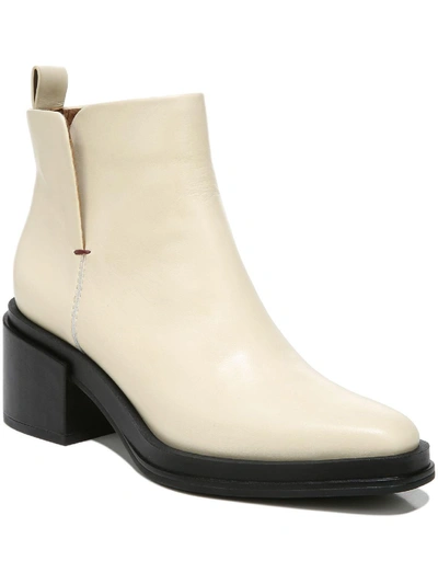 Franco Sarto Dalden Womens Leather Square Toe Ankle Boots In Multi