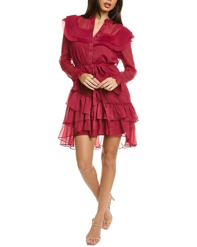 Shop Ted Baker Anastai Mini Dress In Red