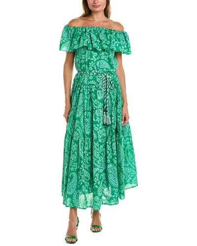 Shop Ro's Garden Fatima Maxi Dress In Green