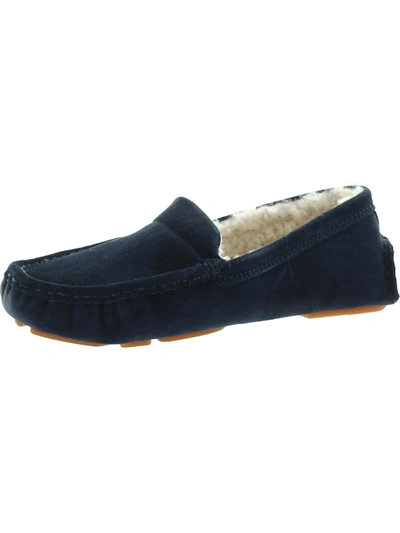 Shop Gentle Souls By Kenneth Cole Mina Driver Womens Comfort Insole Slip On Loafers In Blue