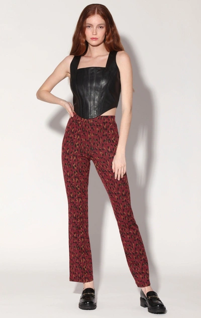 Shop Walter Baker Sicily Pant In Red