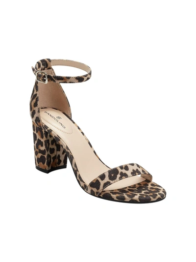 Bandolino Armory 2 Womens Open Toe Ankle Strap Heel Sandals In Multi
