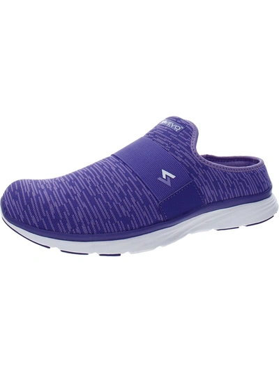 Shop Vevo Active Aly Womens Slip On Fashion Casual And Fashion Sneakers In Purple