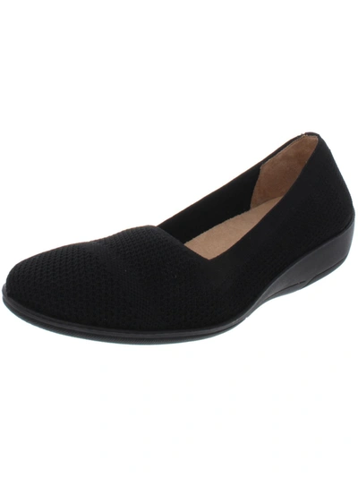 Shop Lifestride Immy Womens Knit Casual Ballet Flats In Black