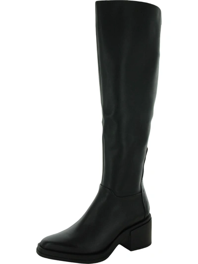 Shop Franco Sarto Dorica Womens Leather Tall Over-the-knee Boots In Black