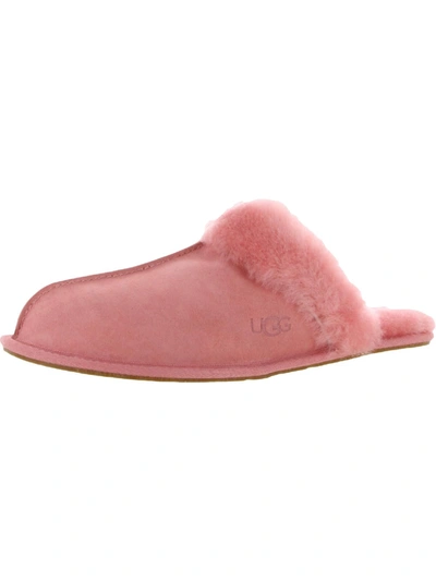 Shop Ugg Scuffette Ii Womens Suede Comfort Slip-on Slippers In Pink