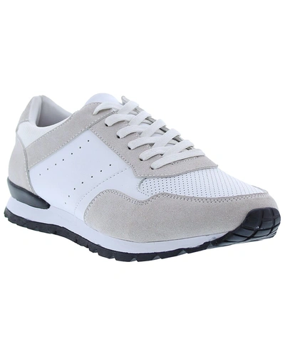 Shop English Laundry Kenneth Leather & Suede Sneaker In White