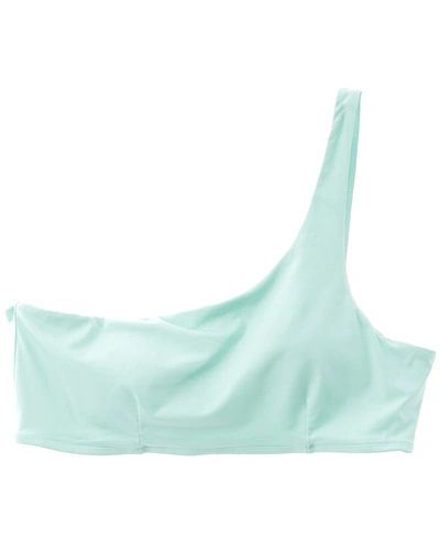 Andie The Wynwood Top One Shoulder In Blue