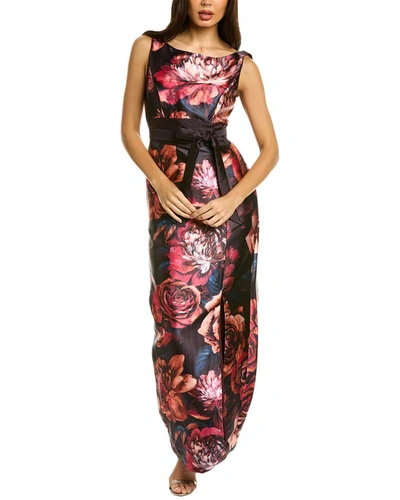 Shop Kay Unger Carina Column Gown In Multi