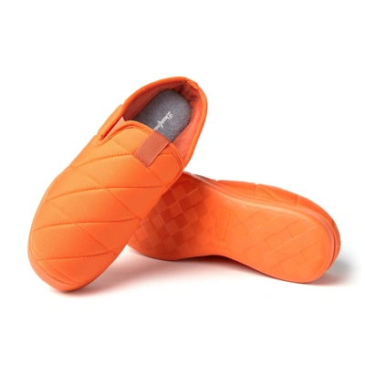 Shop Dearfoams Men's Andy Water Resistant Lightweight Eva Spandex Clog In Orange