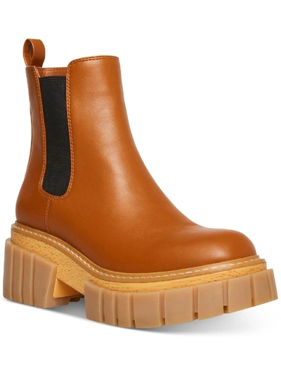 Madden Girl Pheobe Lug Sole Chelsea Booties In Green