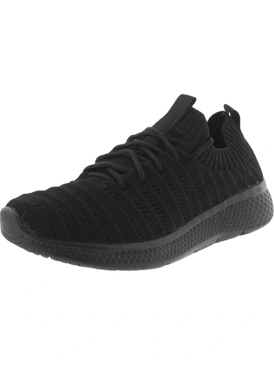 Urban Sport Womens Knit Fitness Sock Sneakers In Black