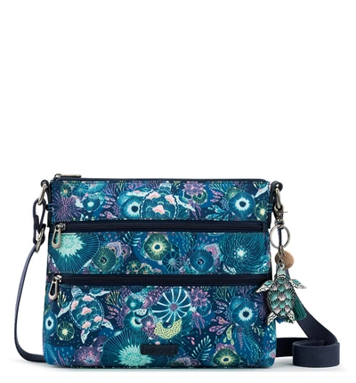 Sakroots Basic Crossbody In Blue