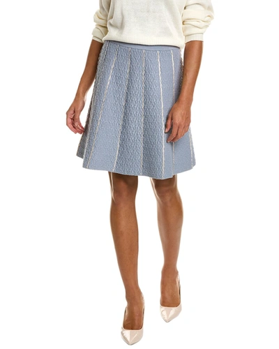 Shop Sandro A-line Mini Skirt In Blue