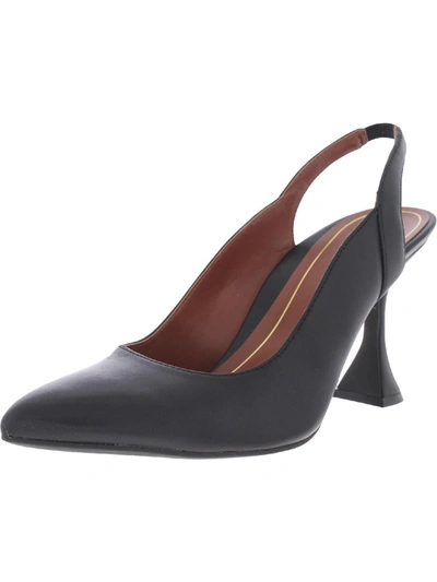 Shop Vionic Adalena Womens Leather Pointed Toe Slingback Heels In Multi