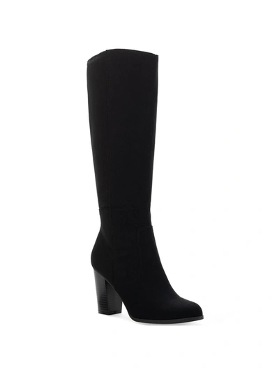 Shop Style & Co Addyy Womens Faux Suede Block Heel Knee-high Boots In Multi