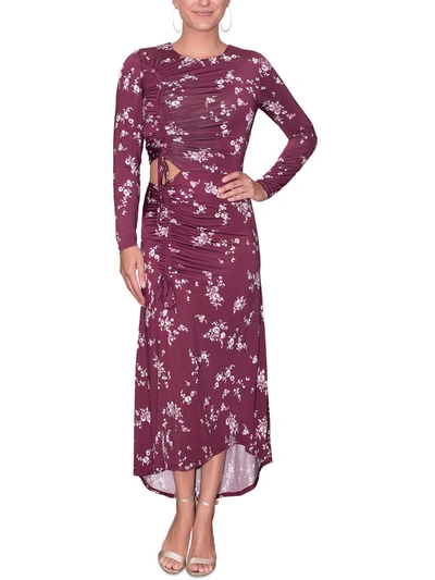 Shop Rachel Rachel Roy Womens Cutout Long Evening Dress In Multi