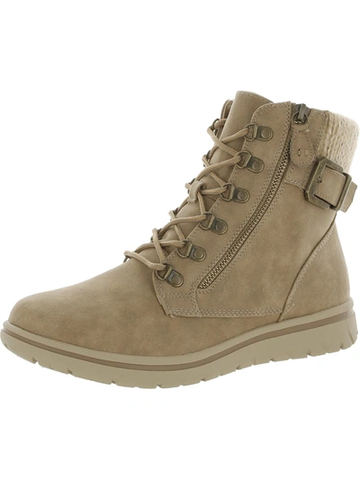 Shop Cliffs By White Mountain Hearty Womens Faux Suede Cold Weather Winter & Snow Boots In Multi