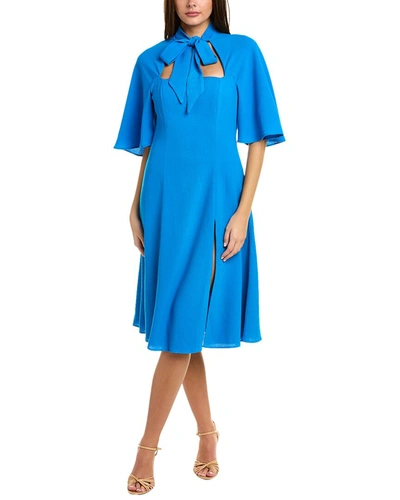 Shop Black Halo Coralia A-line Dress In Blue