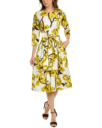 Shop Samantha Sung Florance Midi Dress In Multi