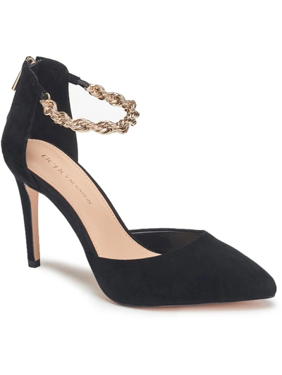 Shop Bcbgeneration Haindi Womens Suede Pointed Toe Pumps In Black