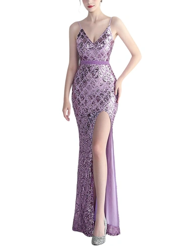 Shop Kalinnu Maxi Dress In Purple