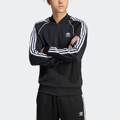 Shop Adidas Originals Men's Adidas Adicolor Classics Sst Track Jacket In Black