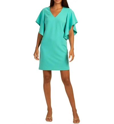 Shop Trina Turk Moore Dress In Turquoise In Blue