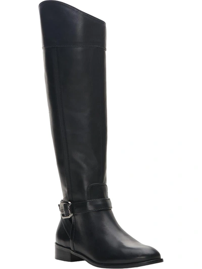 Shop Vince Camuto Womens Leather Riding Knee-high Boots In Multi