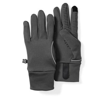 Shop Eddie Bauer On The Move Fleece Gloves In Black