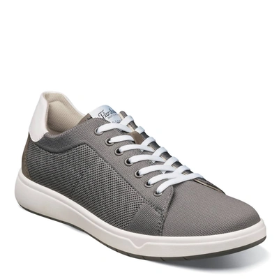 Shop Florsheim Men's Heist Knit Lace To Toe Sneaker In Gray In Grey