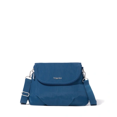Shop Baggallini Women's Amanda Crossbody Bag In Blue