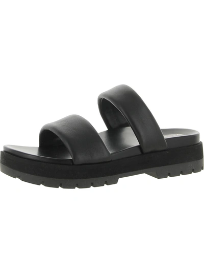 Shop Vionic Modesto Womens Leather Slip-on Slide Sandals In Multi