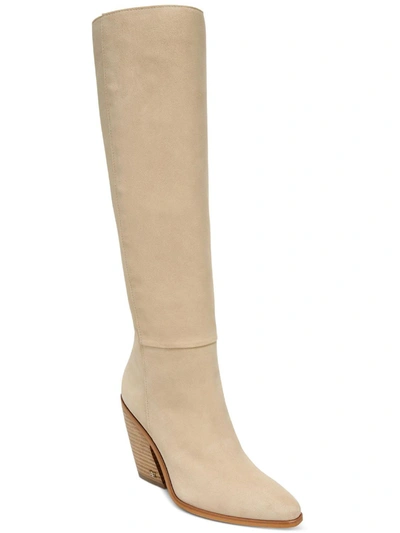 Shop Sam Edelman Annabel Womens Zipper Almond Toe Knee-high Boots In Multi