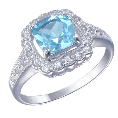 Shop Vir Jewels Sterling Silver Blue Topaz Ring (1.40 Ct)