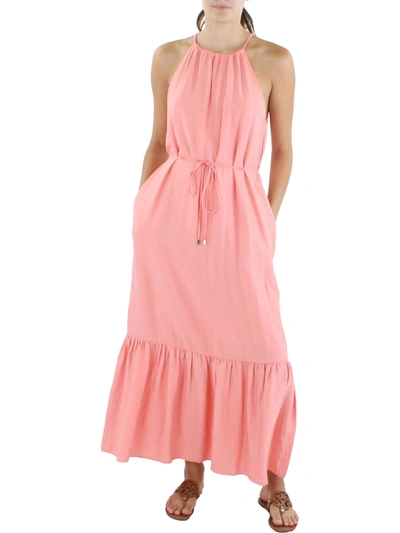 Shop Inc Womens Tiered Long Maxi Dress In Pink