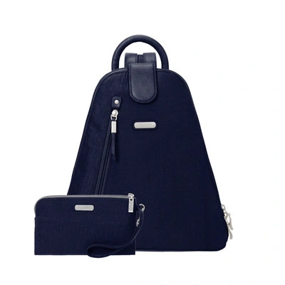 Baggallini New Classic Metro Backpack With Rfid Phone Wristlet In Multi