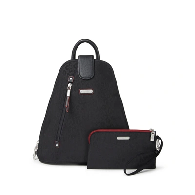 Baggallini New Classic Metro Backpack With Rfid Phone Wristlet In Multi