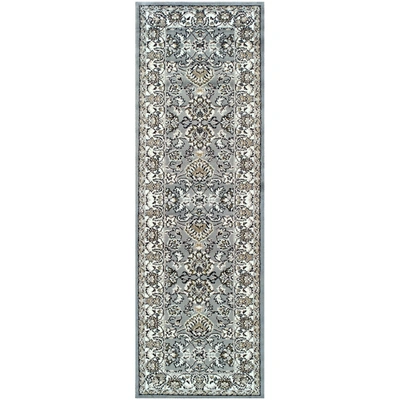 Superior Lille Traditional Floral Palmette Motifs Polypropylene Area Rug