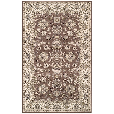 Superior Lille Traditional Floral Palmette Motifs Polypropylene Area Rug