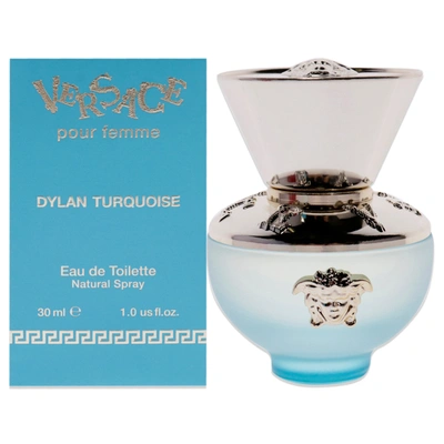 Shop Versace Dylan Turquoise Pour Femme By  For Women - 1 oz Edt Spray In Blue