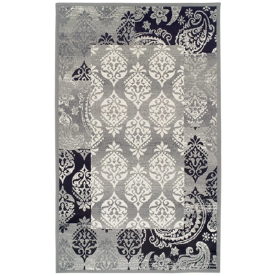 Superior Mystique Modern Damask Oriental Polypropylene Indoor Area Rug Or Runner